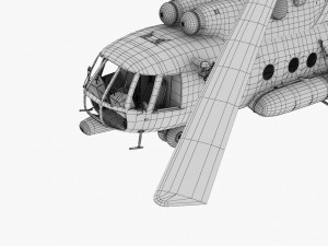 mi-17 mexican police 3D Model