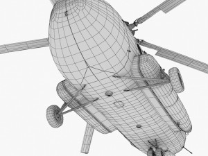 mi-17 mexican police 3D Model