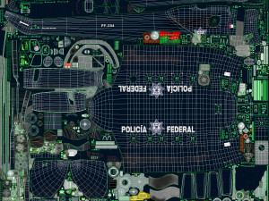mi-17 mexican police 3D Model