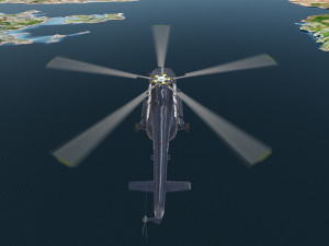 mi-17 mexican police animated Modelo 3D
