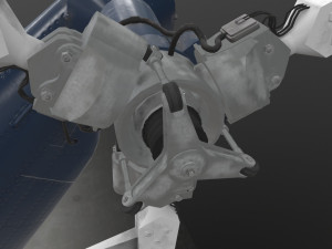 mi-17 mexican police animated Modelo 3D