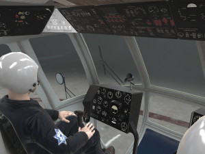 mi-17 mexican police animated Modelo 3D