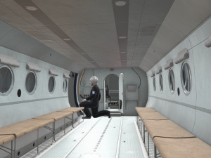 mi-17 mexican police animated Modelo 3D