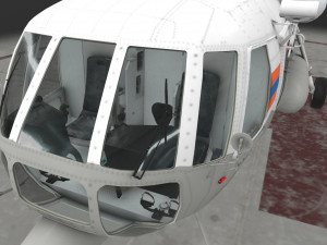 mi-8mtv russian emercom 3D Model