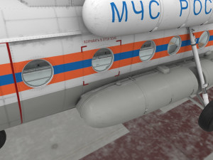 mi-8mtv russian emercom 3D Model
