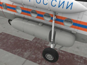 Mi-8MTV Russian Emercom --232-- 3D Model