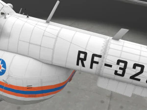 Mi-8MTV Russian Emercom --232-- 3D Model