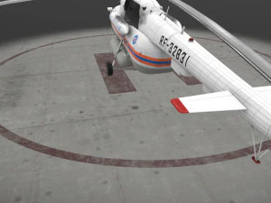 Mi-8MTV Russian Emercom --232-- 3D Model