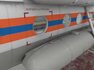 Mi-8MTV Russian Emercom --232-- 3D Model