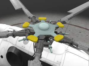 Mi-8MTV Russian Emercom --232-- 3D Model