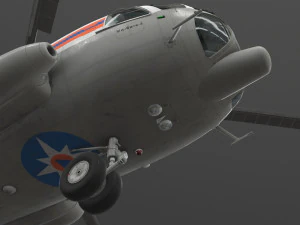 Mi-8MTV Russian Emercom --232-- 3D Model