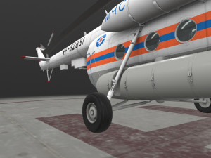 mi-8mtv russian emercom 3D Model