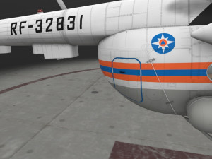 mi-8mtv russian emercom animated Model 3D