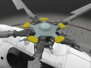mi-8mtv russian emercom animated Model 3D