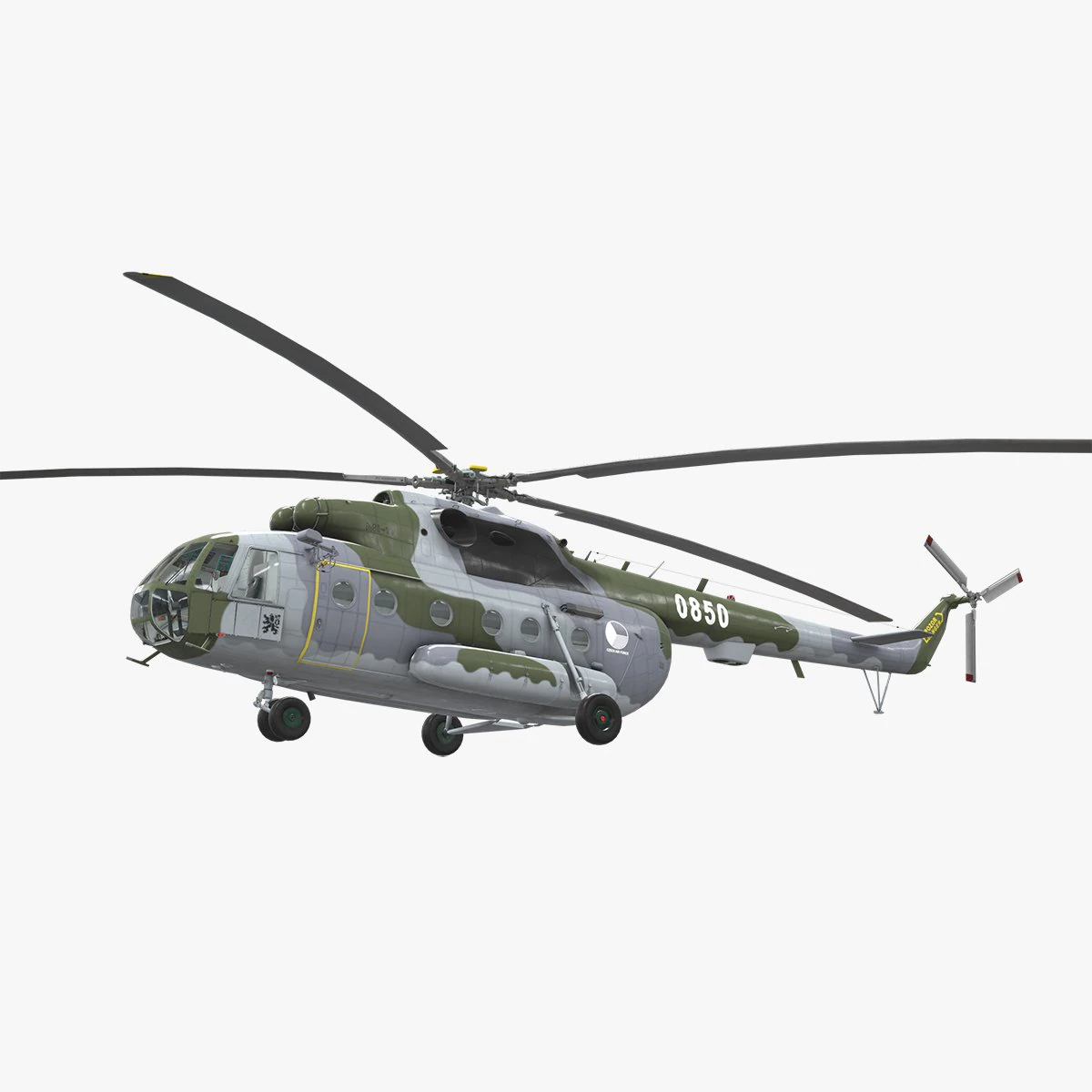 Mi-17 Czech Air Force --236-- 3D Model .c4d .max .obj .3ds .fbx .stl .blend