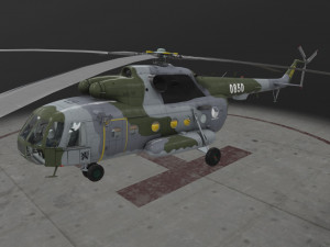 mi-17 czech air force Modello 3D