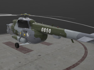 mi-17 czech air force Modello 3D