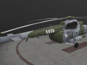 mi-17 czech air force Modello 3D
