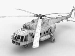 mi-17 czech air force Modello 3D