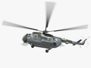 mi-17 czech air force animated 3D-Modell