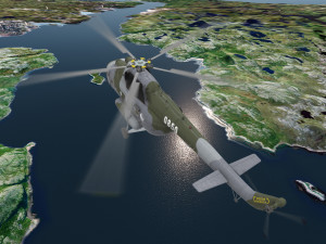 mi-17 czech air force animated 3D Model