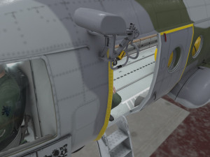 mi-17 czech air force animated 3D Model