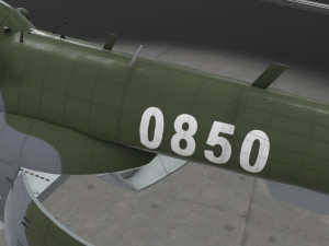 mi-17 czech air force animated 3D Model