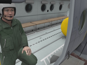mi-17 czech air force animated 3D Model