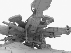 mi-17 czech air force animated 3D Model