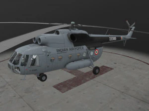 Mi-8T India Air Force --234-- 3D Model