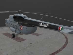 mi-8t india air force 3D Model