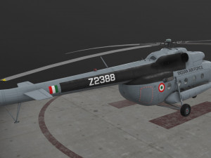 mi-8t india air force 3D Model