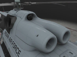 Mi-8T India Air Force --234-- 3D Model