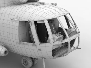 Mi-8T India Air Force --234-- 3D Model