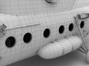 Mi-8T India Air Force --234-- 3D Model