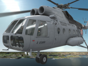 mi-8t india air force animated Modèle 3D