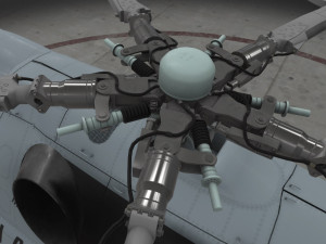 mi-8t india air force animated Modèle 3D