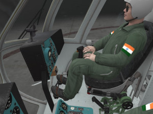 mi-8t india air force animated Modèle 3D