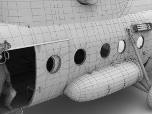 mi-8t india air force animated Modèle 3D