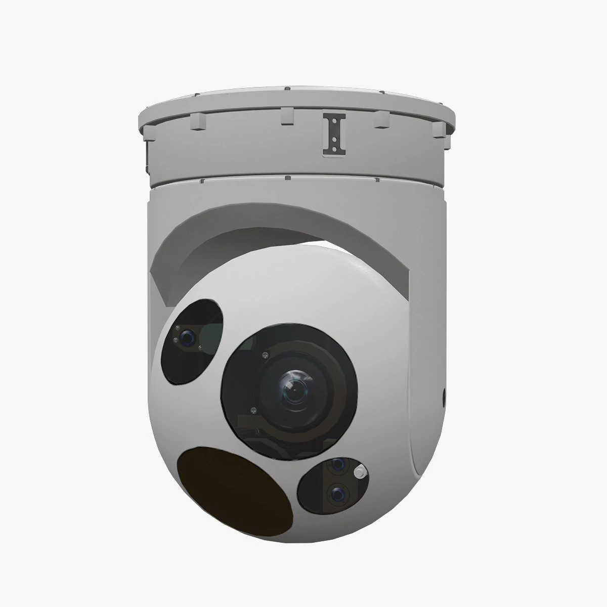 Camera Wescam L3 White --59-- 3D Model .c4d .max .obj .3ds .fbx .stl .blend