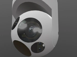 Camera Wescam L3 White --59-- 3D Model