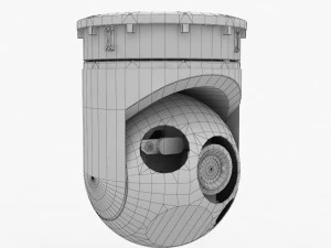 Camera Wescam L3 White --59-- 3D Model