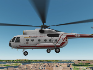mi-8t poland air force animated Modèle 3D