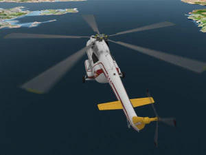 Мі-8т ВПС Польщі анімований 3D Модель