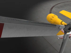 Мі-8т ВПС Польщі анімований 3D Модель