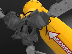 Мі-8т ВПС Польщі анімований 3D Модель