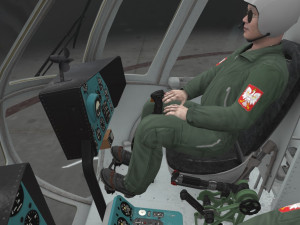 mi-8t poland air force animated Modèle 3D