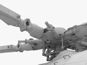 Мі-8т ВПС Польщі анімований 3D Модель