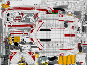 mi-8t poland air force animated Modèle 3D