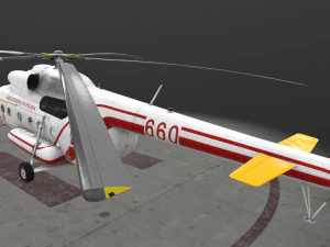 mi-8t poland air force 3D Model
